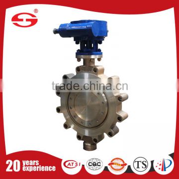 China OEM Manufacturer Custom 6 Inch Butterfly Valve with pneumatic actuators triple eccentric butterfly valve