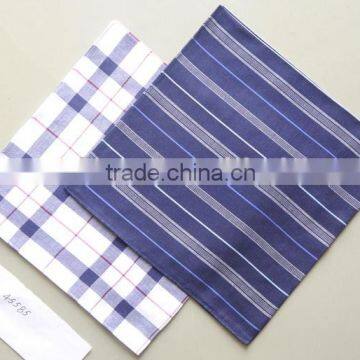 grid men's handkerchief