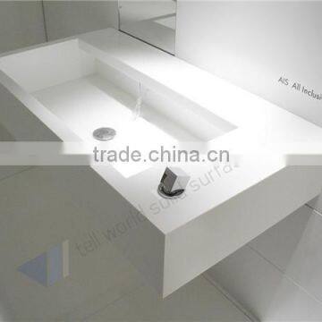 Solid Surface Simple Wash Basin Franke Sink Kitchen Solid Surface Lowes Bathroom Countertops Solid Surface Sink photo-5