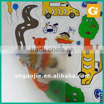 UV Printing With White Color on Transparent Sticker