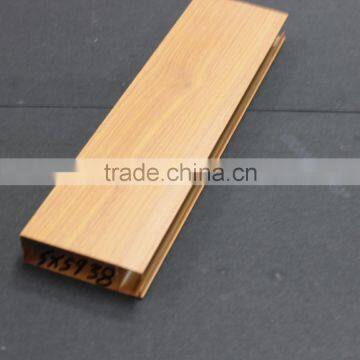 0.8MM Thickness Wood Grain Suspended Linear Ceiling U aluminum Screen Ceiling Tiles