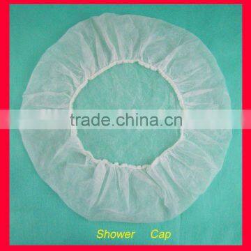 Disposable White Shower Cap