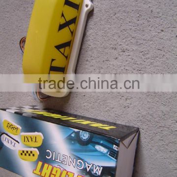 12v car taxi lamp with yellow