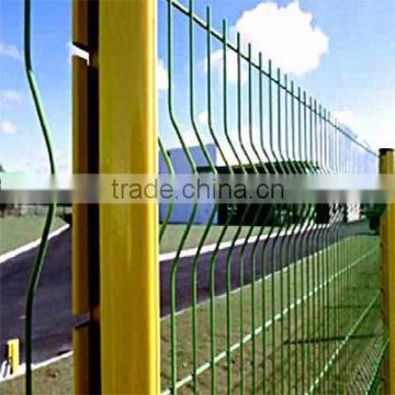 pvc coated panel fence ,galvainzed curved panel fence,non-galvainzed panel fence (factory)