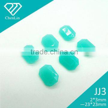 candy Opal jelly color effect faceted point back acrylic jewels rhinestones DIY fashion decoration, craft gemstone garment bags