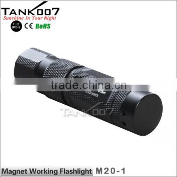 Tank007 M20 waterproof 200 lumen torch magnetic working flashlight