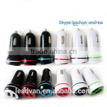 Wholesale car charger for Mobile and Tablet ,High Grade Dual USB Car Charger, 3.1A Dual USB Car Charger