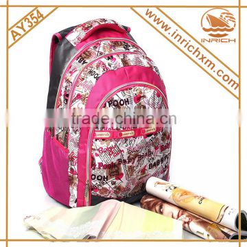 leisure women point nylon school bag lash package school bags very young models for lady school backpack