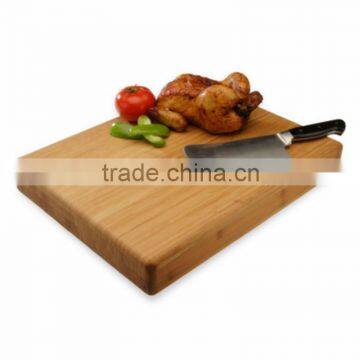 Bamboo fruit cutting board with scale