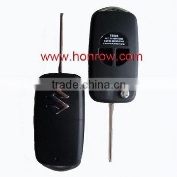 Suzuki 2 button flip remote key blank & blank car key & key shell