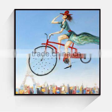 modern dance oil painting, abstract nude girl art painting