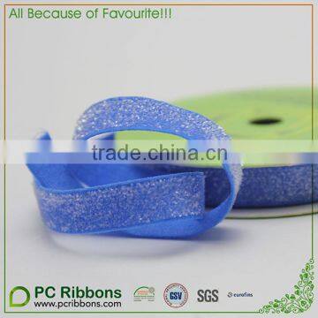 shnny glitter blue ribbon metallic trim