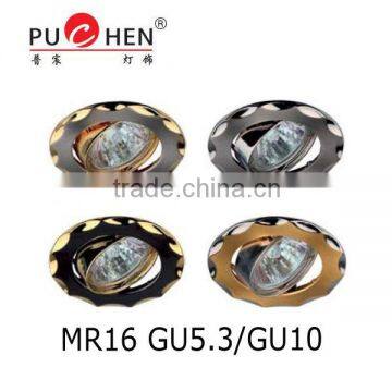 HOT SALE Zinc alloy die casting Modern recessed downlight spotlight ceiling light LED trims MR16 GU10G5.3