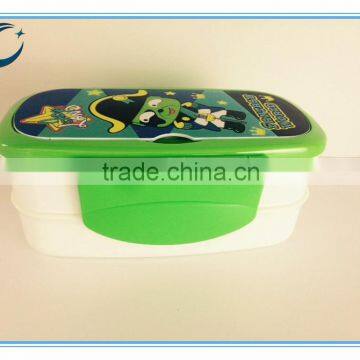 Wholesale fashional cartoon lunch box two layers of plastic lunch box food storage box mini lunch box                        
                                                Quality Choice