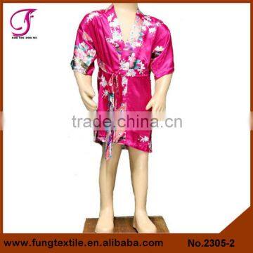 2305 Wholesales Children 13 Colors 7 Size Silk Satin Robe