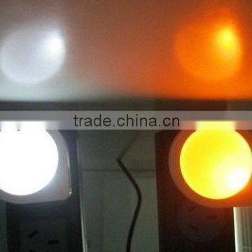 Auto Yellow White LED Light Sensor Control Bedroom Night Lights Bed Lamp photo-6