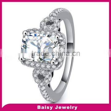 wholesale Fashion Jewelry diamond silver stone ring designs