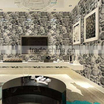 Chinese Classical Interior Wallpaper Stereoscopic Stone Pattern Wallpaper 3d Vinyl Wallpaper