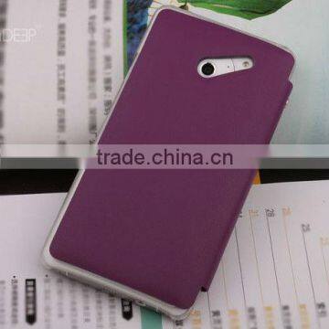 Practical mobile phone case with elegant design pu leather covers for huawei ascend d2