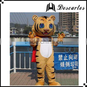 "XL" size high quality tiger plush costume, festival dress tiger mascot costume for sale