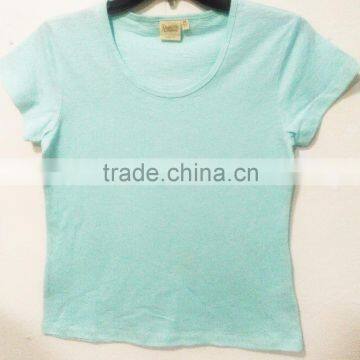 "100% ORGANIC COTTON SCOPPS NECK T-SHIRT"