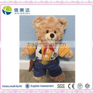 Plush Soft Custom Cowboy Teddy Bear