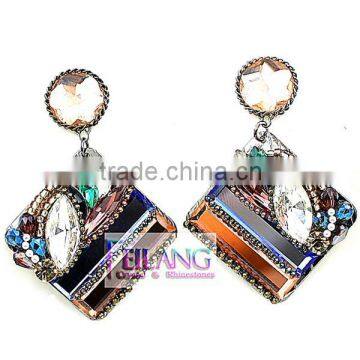 Complex Fashion Crystal Earrings Chandelier Earrings