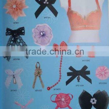 Hand making Bra Ribbon Bow