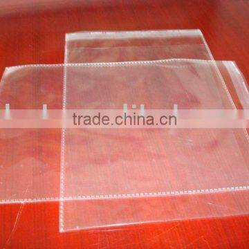 clear bopp polybag with self-adhesive tape seal