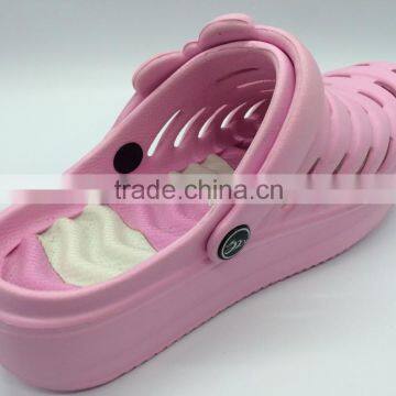 2015 Cute Bowknot Design Eva Clogs High Heels Platform Ladies Sandals Good Quality photo-5