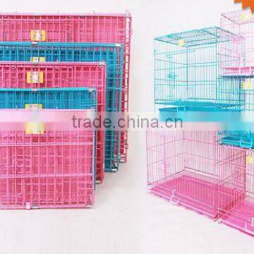 High Quality Wholesale Cheap Iron Fence Dog Kennel Folding Dog Cage