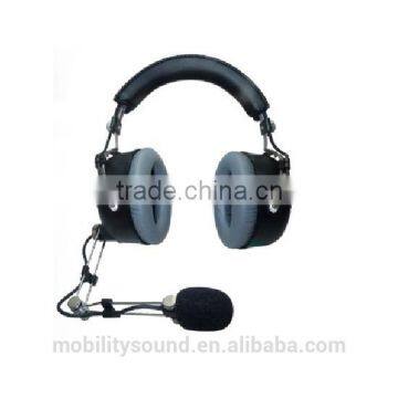 Active noise canceling Ear Muff headphone for walkie talkie two way radio