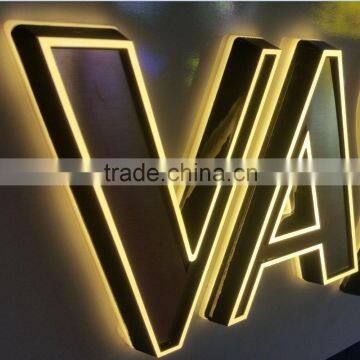 3D Lighting Acrylic Mini LED Channel Letter Sign