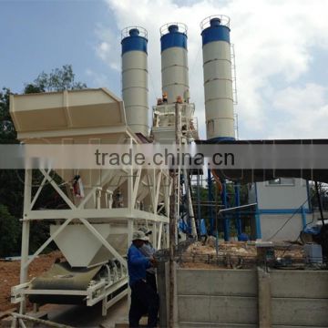 YUJIE brand beton plant HZS50 for sale, small type concrete batching plant