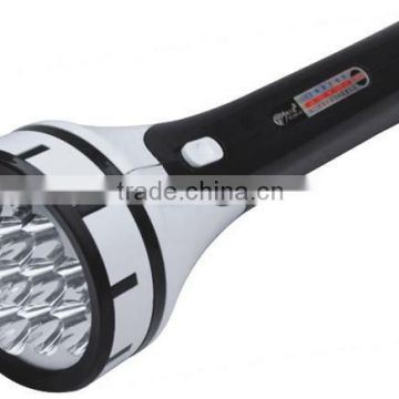 12 LED Plastic Rechargeable Flashlight