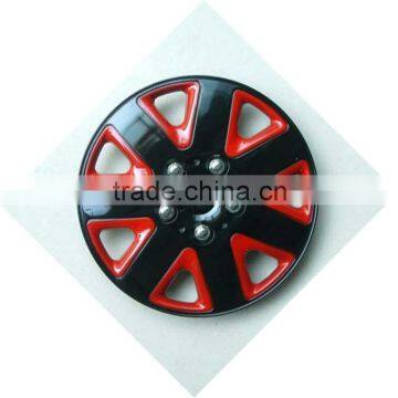 14'' 15'' red and black colored wheel cover/hupcaps cover