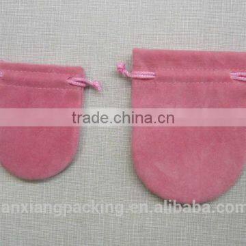 Hot Stamping Suede Jewelry Pouch Bag