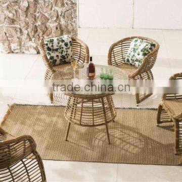 2015 Rattan Bamboo Coffee Table Set - Outdoor Rattan Dining Set Furniture