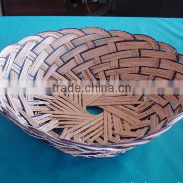 Pattern style decoration bamboo fruit basket