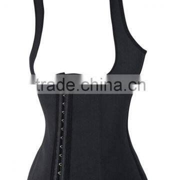 Wholesale Black Color High Quality Waist Training Corsets Vest