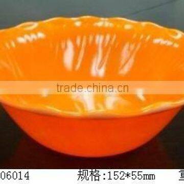 Melamine nice design color fruit bowl