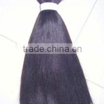 Large stock indian double drawn virgin human hair extension