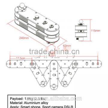 Folding Arm Slider Provides Both Linear and Panning Mode photo-4