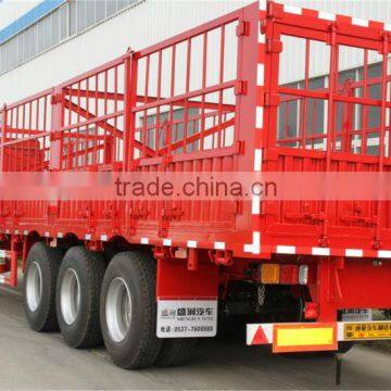 2015Top Ranking Tri Axle 60Tons Cargo Trucks Trailer / Side Wall Semi Trailer Sale photo-5