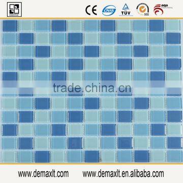 demax blue glass mosaic tile for project colored river mother