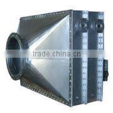 Round finned tube radiator heat exchanger