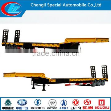 30T 28T 3 Axles Low Bed Semi Trailers Truck for sale