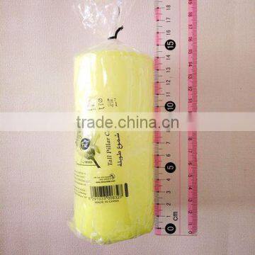 2016 Paraffin Wax Colored Decorative Dinner Pillar Candles photo-3