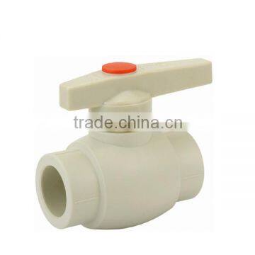 B Type PPR Plastic Ball Valve with Brass Core and Filter