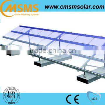 Ground solar panel mounting hardware